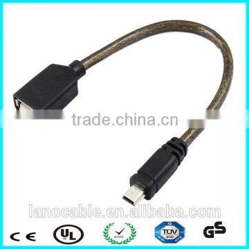 USB female to mini usb extension cable for andriod camera