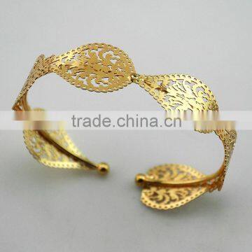 Jewelry Gold Bracelet/ Indian Jewelry/ Cuff Bangle for Girls photo-4