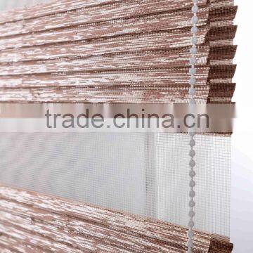 New Style Double Layer Fabrics Zebra Blinds