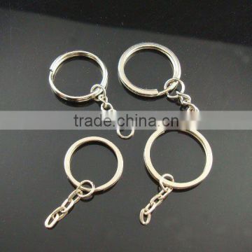 25mm Round Shape Metal Key Ring With Short Chain