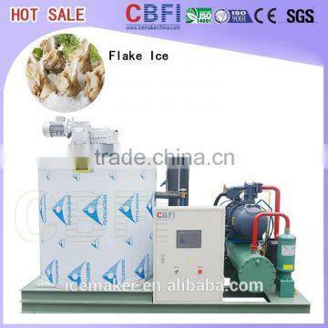 Industrial Ice Flake Shape Machine With Fresh water