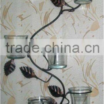 wrought iron candle holders