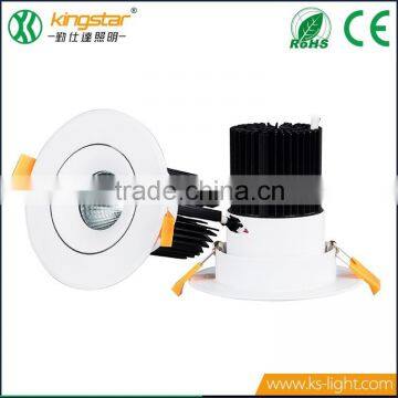 CE RoHS approved 2500K-6500K 5W\7W\9W recessed led downlight