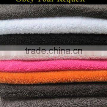 100%polyester micro knitting dyed antipilling polar fleece fabric