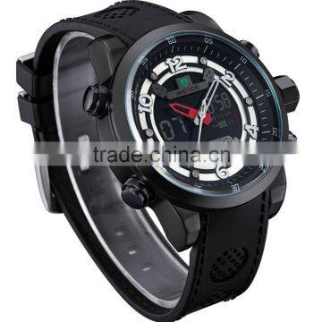 WEIDE WH3315 Fashionable Luxury Digital Analog Silicone Wrist Watch photo-5