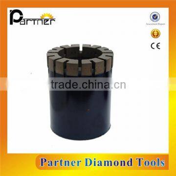 long working life diamond drill with segment for marble rock