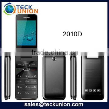 2010D 2.4inch Dual Sim Loud Speacker Flip Phone