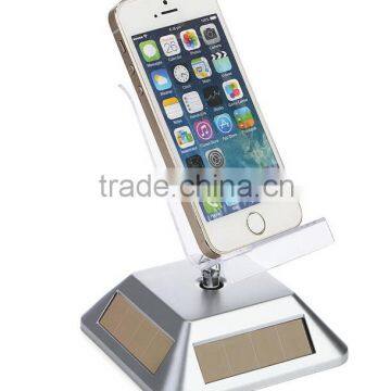 Solar display stand for mobiel phone display