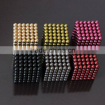 216pcs Colorful magnet sphere magnetic toy for kids