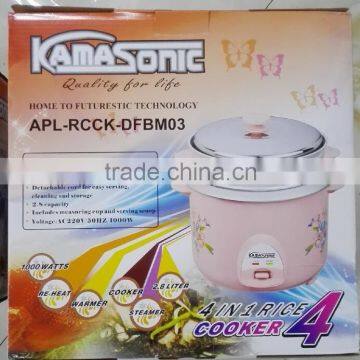 1000W 2.8L 220V 4 IN 1Rice Cooker