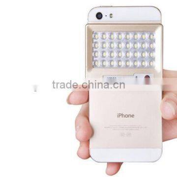 S60 Mini 32 LED Powerful 5600K Photo Video Light for Camera / iPhone 5 / Samsung / Other Mobile Phones(Gold)