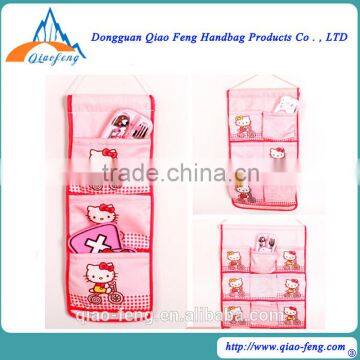 cute household door wall hanging bags , storage bag for gadgets