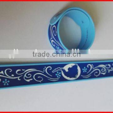 Cartoon Printing Soft Reflective Slap Bracelet