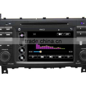 High Quality of 7inch Car Dvd Gps Player for Mercedes-Benz W203 2004-2007 With WINCE A8 System 3G WiFi OBDII DVR Function photo-2