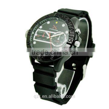 H.264 HD Waterproof IR Night Vision Spy Watch Camera with LED Light