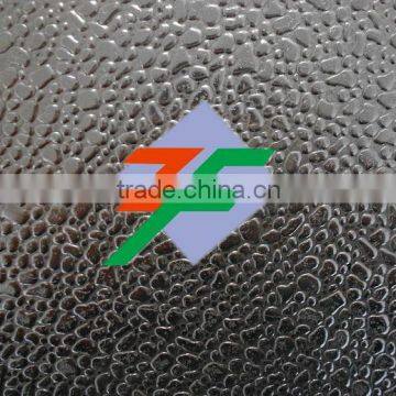 Pebble embossed aluminum sheet