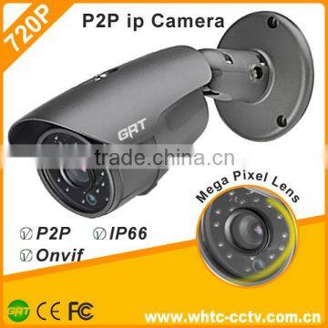 High quality 720p IR 30m waterproof industrial outdoor ir ip camera