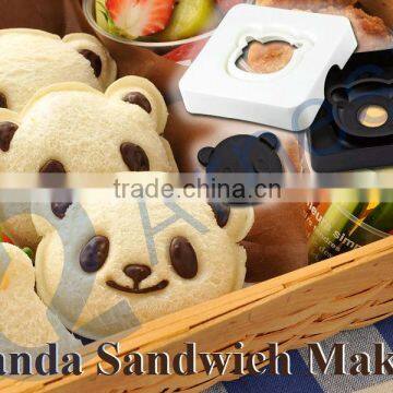 sandwich toaster children gift kids lunch box bread cutting tools cookers panda shaped sandwich Panda sandwich Maker