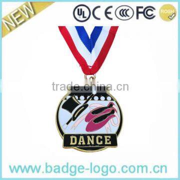 2016 Souvenir Cheap Dance Medals with Lanyard