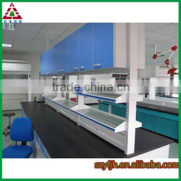 School Science Lab Furniture With Reagent Shelves