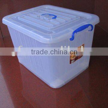 plastic storage boxes with wheels60L