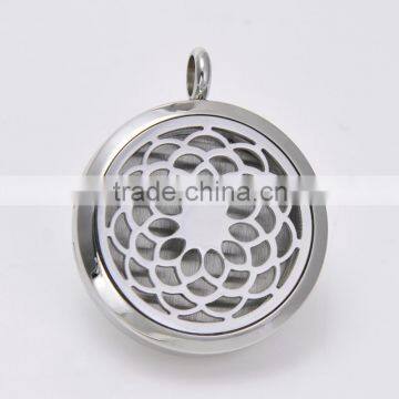 High Quality 30mm Essential Oil Diffuser Locket Filigree Perfume Lockets