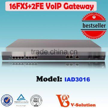 Multifunctional 16FXS+2FE VoIP Gateway Asterisk SIP Gateway VoIP Call Termination for Smart Office Solution