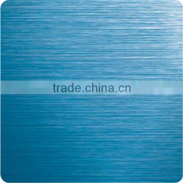 hairline finishing blue color Good quality Hairline Stainless Steel Sheet