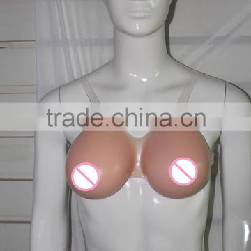 backside self-adhesive avaliable little concave soft vivid sex silicone breasts artificial fake boobs for cross dressing