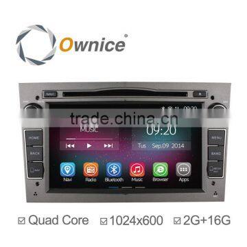 Ownice Quad Core Cortex A9 Android 4.4 & 5.1 Opel Antara gps dvd with HD 1024*600