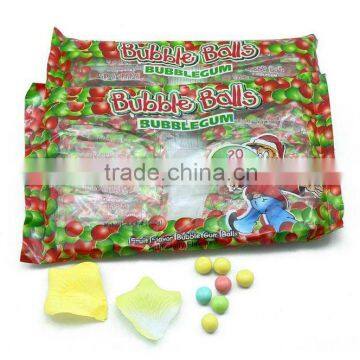 4ct bubble gum in wrapper in printed bag