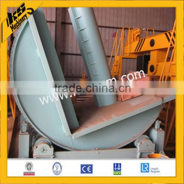 Horizontal to vertical steel coil tilter