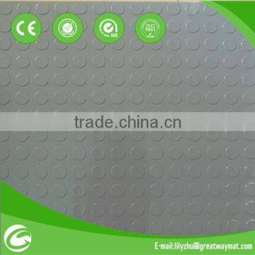 Cheap pvc coin anti fatigue indoor gym mats