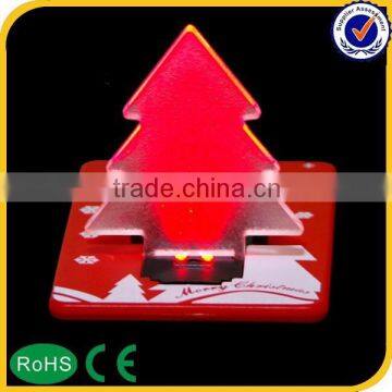 2015 new led card light for christmas day