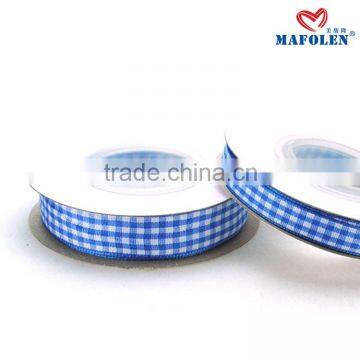 Chinese low price plaid pull bow ribbon for sale