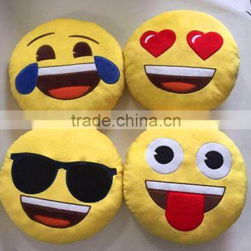 emoji plush cushion hot selling