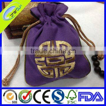 Embroidery non woven drawstring bag wholesale 2016