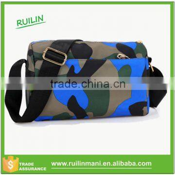 Camouflage Cotton Canvas Messenger Bag Men's Satchel Messenger Bag With Strong Straps photo-4