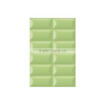 300x450mm Best selling green color wave kitchen wall tiles