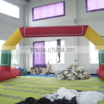 Colorful advertising giant inflatable arch for sale