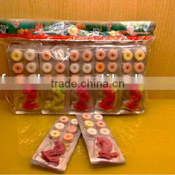 High Quality Cricle Press Candy With Plastic Toys