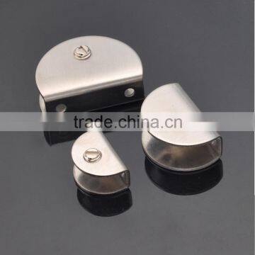 8-12mm D shape stainless steel glass clamp / glass railing clamp