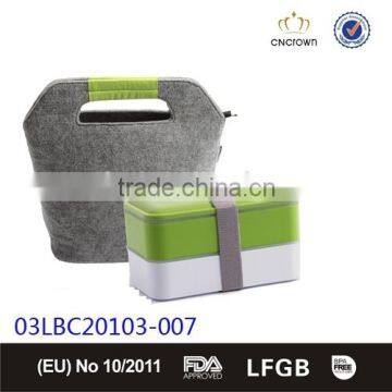 Reusable Food Pouch With 2-Layer Food Containers photo-3