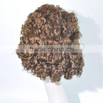 Short Afro Curls Wig for Woman and Man N238