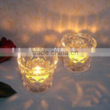 Glass Tealight Candle Holder