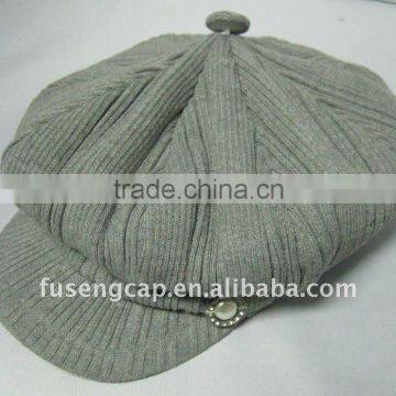 Fashion knitted winter hats for ladies Chinese hats