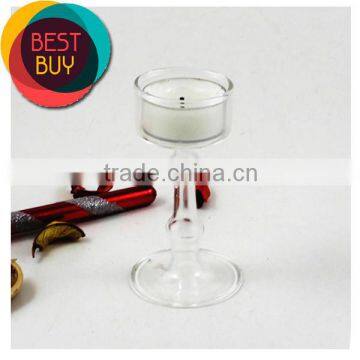 Factory outlets 2015 personalized wedding decoration tall candle glass candle holder /votive candle holder