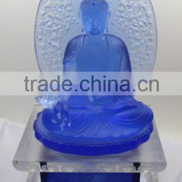 2016 High liuli Glazed Buddha Home Furnishing jewelry personality small ornaments crafts