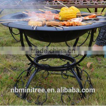 steel barbecue grill outdoor fire pit