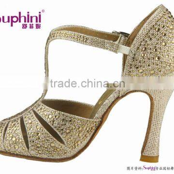 Rhinestone Salsa Dance Shoes